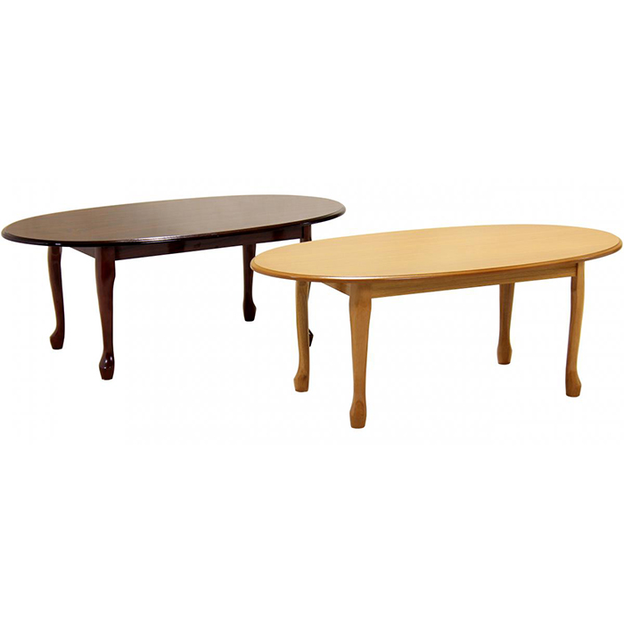 Queen Anne Coffee Table In Mahogany Or Golden Oak Finishes - Click Image to Close